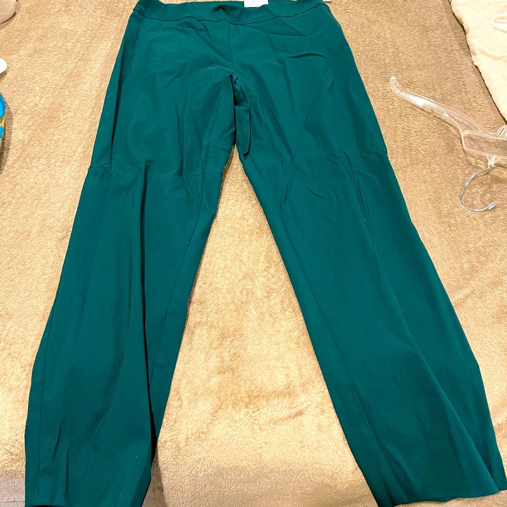 Emerald Green “Pixie” Pants -Ankle Length